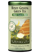 Honey Ginseng Green Tea Bags